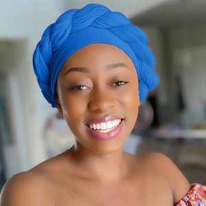 Royal Blue - Women Soft Stretch HeadWrap Turban