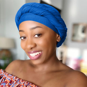 Royal Blue - Women Soft Stretch HeadWrap Turban