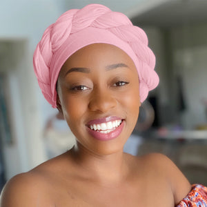 Baby Pink - Women Soft Stretch HeadWrap Turban