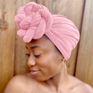 Baby Pink - Women Soft Stretch HeadWrap Turban