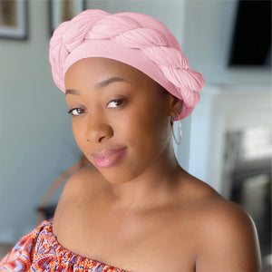 Baby Pink - Women Soft Stretch HeadWrap Turban