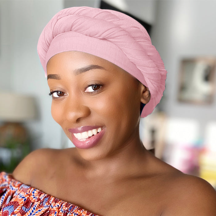 Baby Pink - Women Soft Stretch HeadWrap Turban