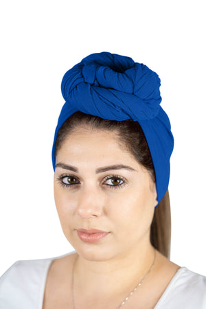 Royal Blue - Women Soft Stretch HeadWrap Turban