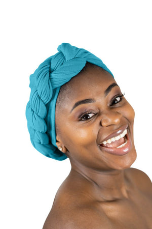 Teal - Women Soft Stretch HeadWrap Turban