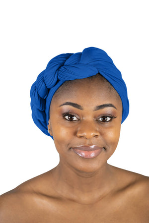 Royal Blue - Women Soft Stretch HeadWrap Turban