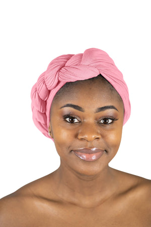 Baby Pink - Women Soft Stretch HeadWrap Turban