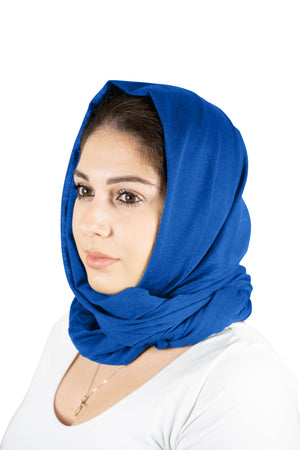 Royal Blue - Women Soft Stretch HeadWrap Turban