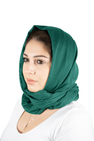 Green - Women Soft Stretch HeadWrap Turban