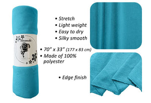 Teal - Women Soft Stretch HeadWrap Turban